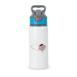 Moom On Grass Active Water Bottle - Blue
