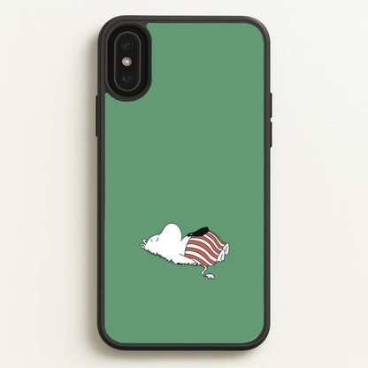 Moom On Grass  - Moomin Phone Case for iPhone XS Max