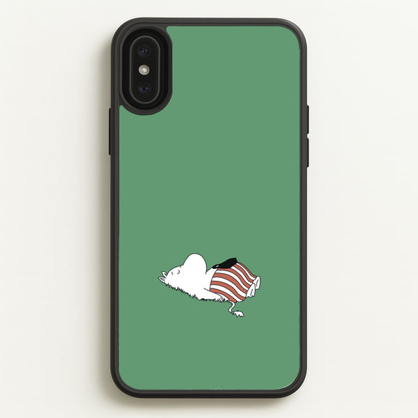 Moom On Grass  - Moomin Phone Case for iPhone XS Max