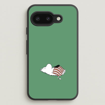 Moom On Grass  - Moomin Phone Case for Google Pixel 9a