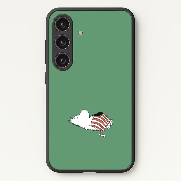 Moom On Grass  - Moomin Phone Case for Galaxy S25 Plus