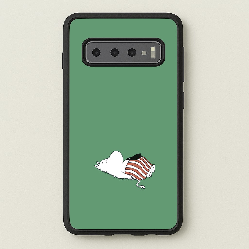 Moom On Grass  - Moomin Phone Case for Galaxy S10 Plus