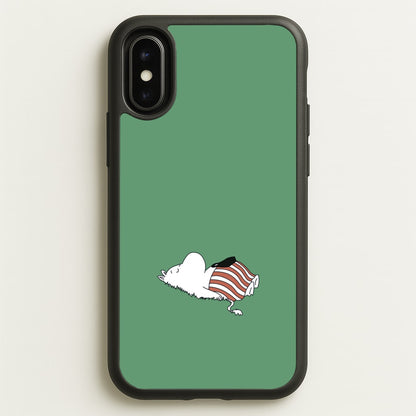 Moom On Grass  - Moomin Phone Case for iPhone X / XS