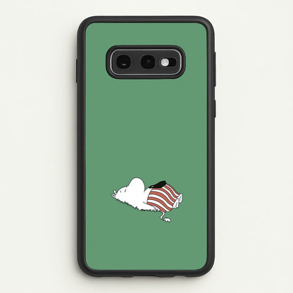 Moom On Grass  - Moomin Phone Case for Galaxy S10e