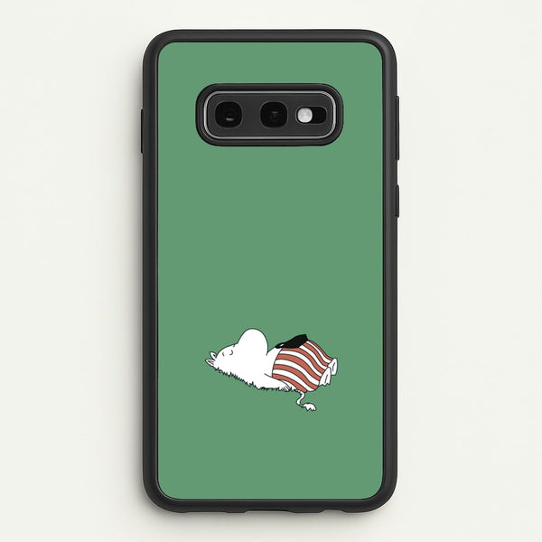 Moom On Grass  - Moomin Phone Case for Galaxy S10e