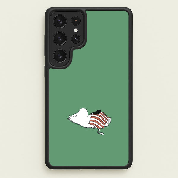 Moom On Grass  - Moomin Phone Case for Galaxy S22 Ultra