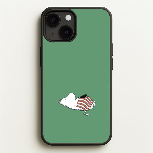 Moom On Grass  - Moomin Phone Case for iPhone 13 Mini