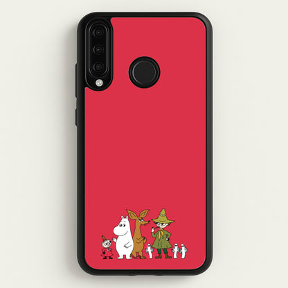 Moom Characters  - Moomin Phone Case for Huawei P30 Lite