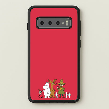 Moom Characters  - Moomin Phone Case for Galaxy S10 Plus