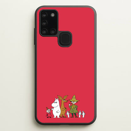 Moom Characters  - Moomin Phone Case for Galaxy A21s
