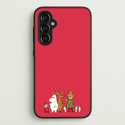 Moom Characters  - Moomin Phone Case for Galaxy A14