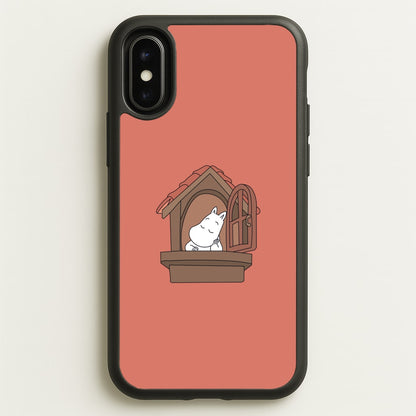 The Window  - Moomin Phone Case for iPhone X / XS