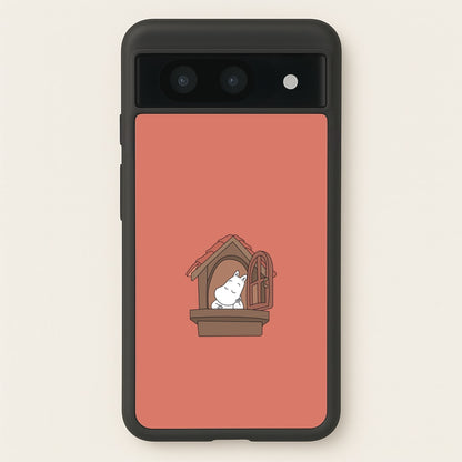 The Window  - Moomin Phone Case for Google Pixel 8a