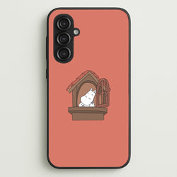 The Window  - Moomin Phone Case for Galaxy S23FE