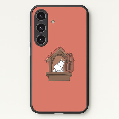 The Window  - Moomin Phone Case for Galaxy S24FE