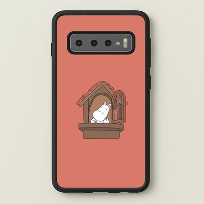 The Window  - Moomin Phone Case for Galaxy S10 Plus