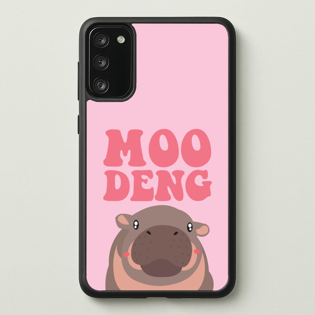Moo Pink  - Moo Deng Phone Case for Galaxy A41