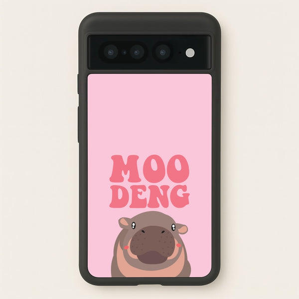 Moo Pink  - Moo Deng Phone Case for Google Pixel 7 Pro