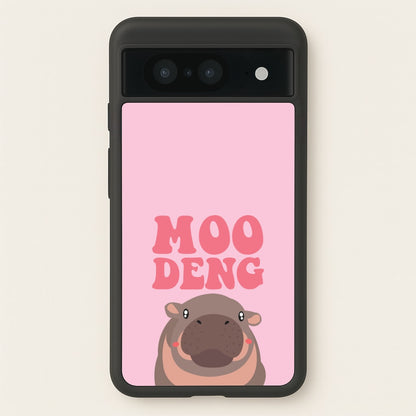Moo Pink  - Moo Deng Phone Case for Google Pixel 8