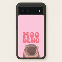 Moo Pink  - Moo Deng Phone Case for Google Pixel 7a
