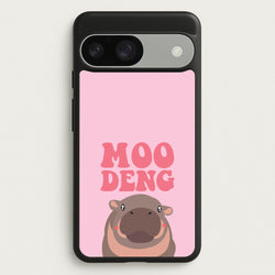 Moo Pink  - Moo Deng Phone Case for Google Pixel 9 / 9 Pro