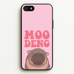 Moo Pink  - Moo Deng Phone Case for iPhone 5 / 5s / SE 2016