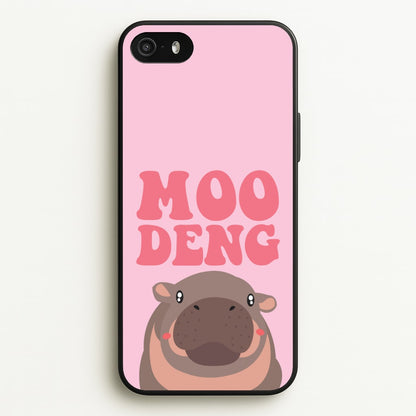 Moo Pink  - Moo Deng Phone Case for iPhone 5 / 5s / SE 2016
