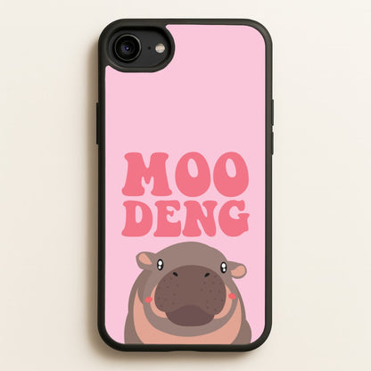 Moo Pink  - Moo Deng Phone Case for iPhone 6 / 7 / 8 / SE