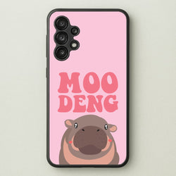 Moo Pink  - Moo Deng Phone Case for Galaxy A13