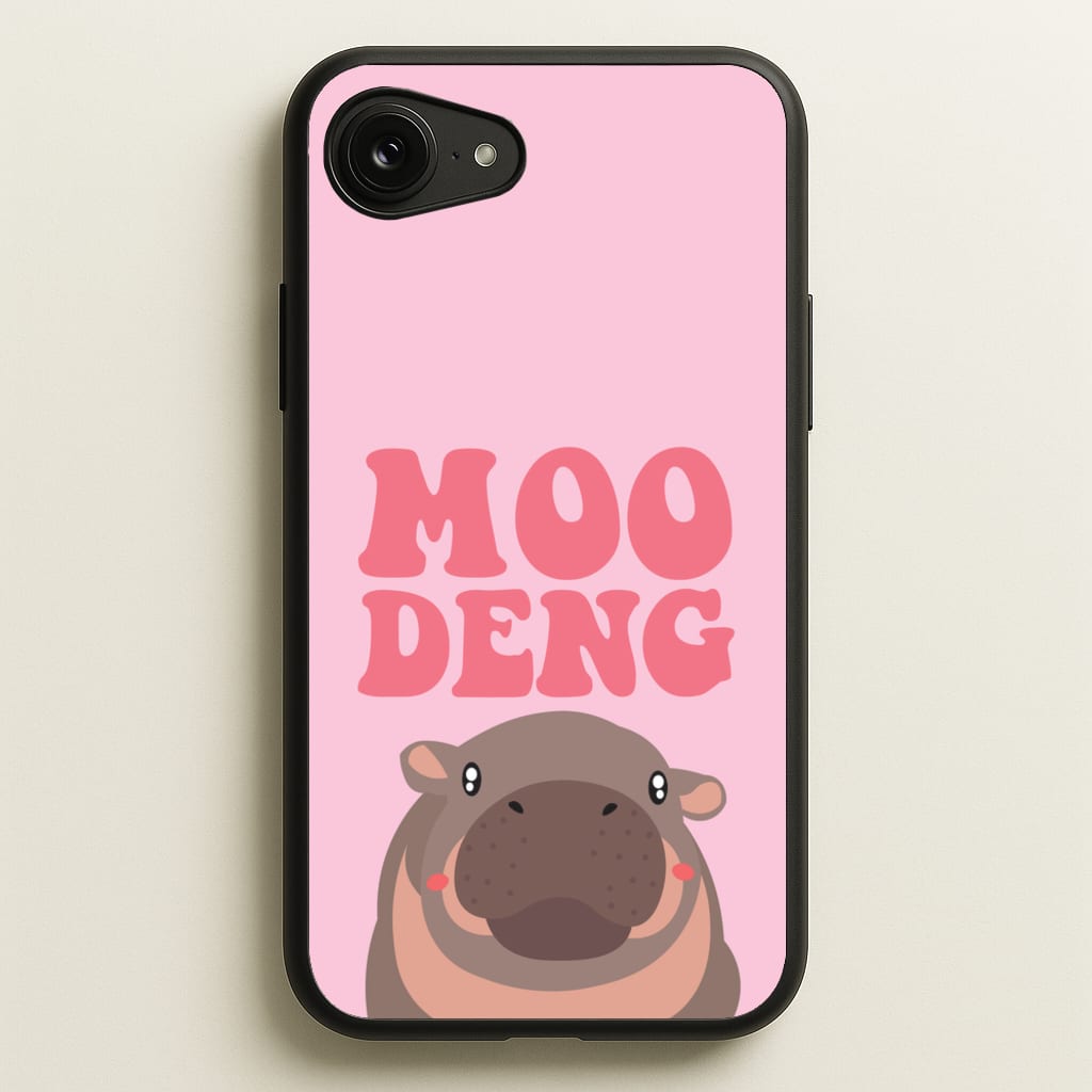 Moo Pink  - Moo Deng Phone Case for iPhone 16e