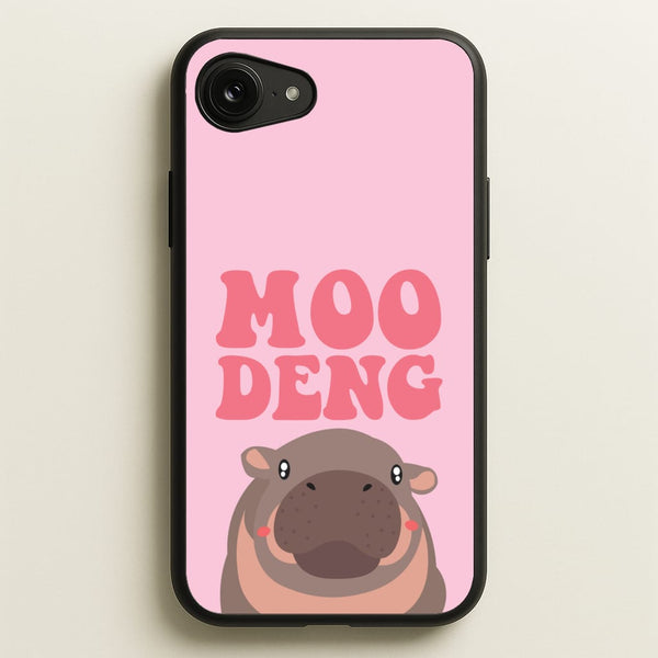 Moo Pink  - Moo Deng Phone Case for iPhone 16e