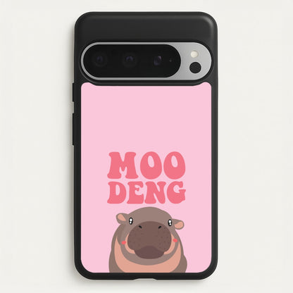 Moo Pink  - Moo Deng Phone Case for Google Pixel 9 Pro XL