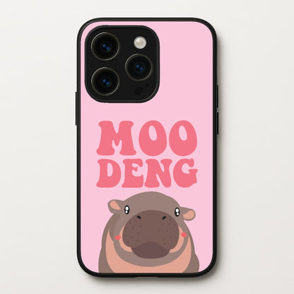 Moo Pink  - Moo Deng Phone Case for iPhone 15 Pro
