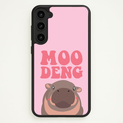 Moo Pink  - Moo Deng Phone Case for Galaxy S23