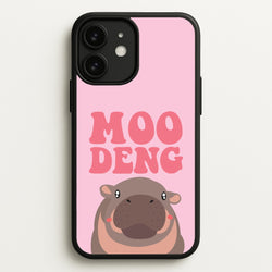 Moo Pink  - Moo Deng Phone Case for iPhone 11