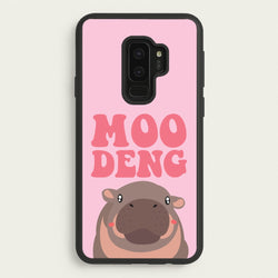 Moo Pink  - Moo Deng Phone Case for Galaxy S9 Plus