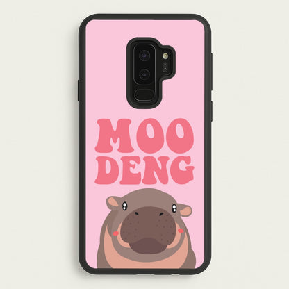 Moo Pink  - Moo Deng Phone Case for Galaxy S9 Plus