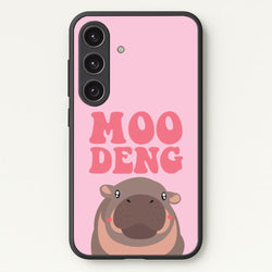 Moo Pink  - Moo Deng Phone Case for Galaxy S24 Plus