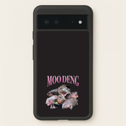 Moo Collage  - Moo Deng Phone Case for Google Pixel 6