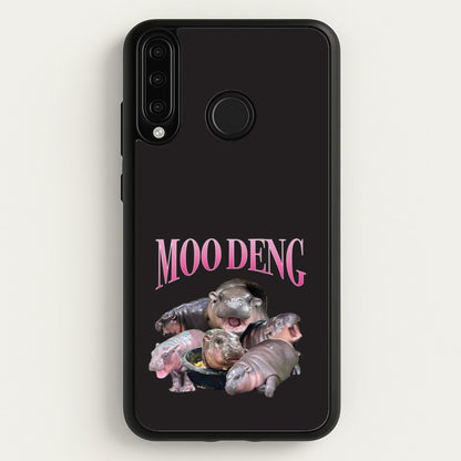 Moo Collage  - Moo Deng Phone Case for Huawei P30 Lite