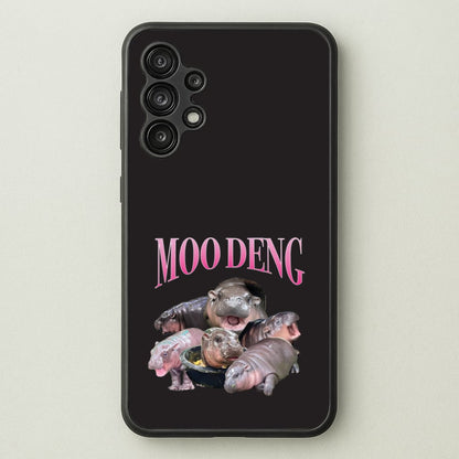Moo Collage  - Moo Deng Phone Case for Galaxy A13