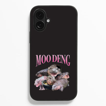 Moo Collage  - Moo Deng Phone Case for iPhone 16 Plus