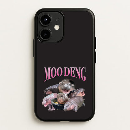 Moo Collage  - Moo Deng Phone Case for iPhone 12 Mini