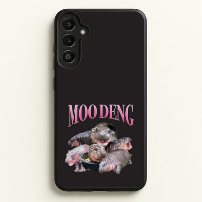 Moo Collage  - Moo Deng Phone Case for Galaxy A36