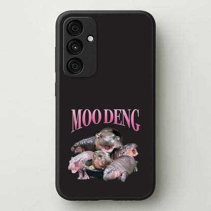 Moo Collage  - Moo Deng Phone Case for Galaxy A55