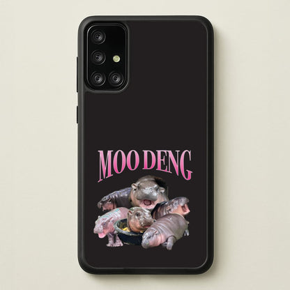 Moo Collage  - Moo Deng Phone Case for Galaxy A71