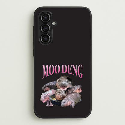 Moo Collage  - Moo Deng Phone Case for Galaxy A16