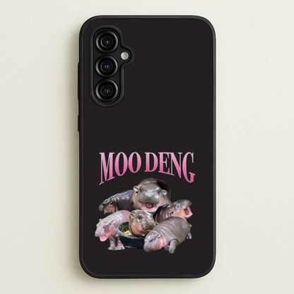 Moo Collage  - Moo Deng Phone Case for Galaxy A54