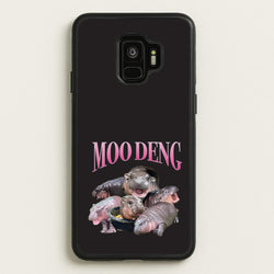 Moo Collage  - Moo Deng Phone Case for Galaxy S9