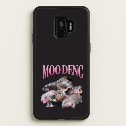 Moo Collage  - Moo Deng Phone Case for Galaxy S9